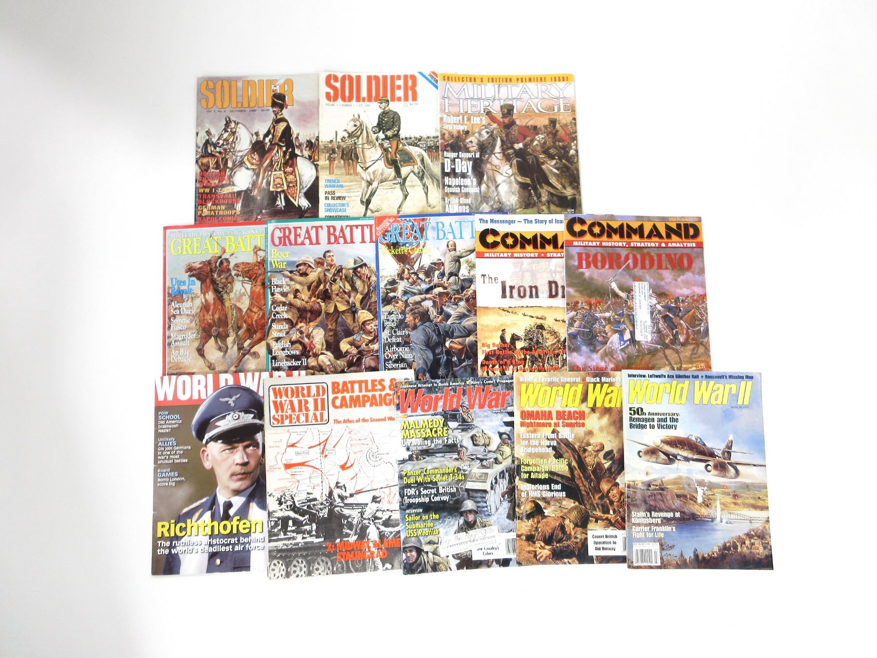Lot Magazine ASSORTED MILITARY MAGAZINE LOT - Switzer's Auction & Appraisal Service