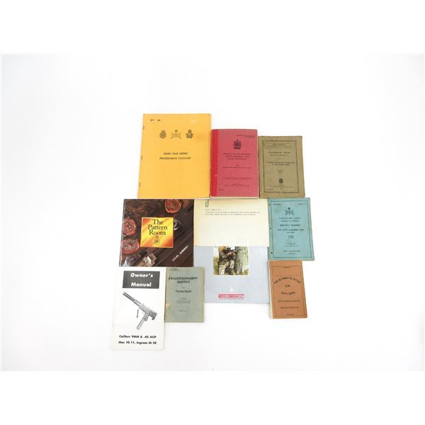 ASSORTED MILITARY TRAINING MANUAL LOT