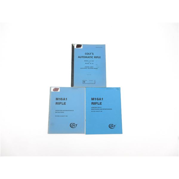 COLT M16A1 RIFLE MANUAL LOT