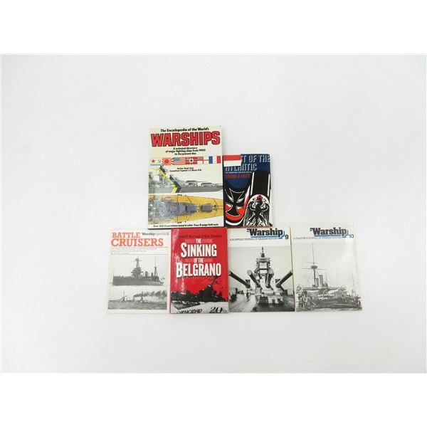 ASSORTED NAVAL / WARSHIP BOOK LOT