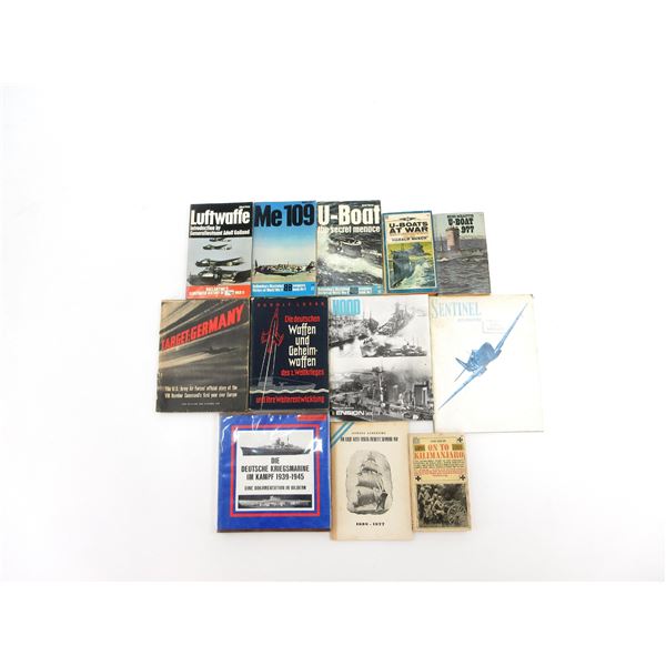 ASSORTED MILITARY BOOK LOT