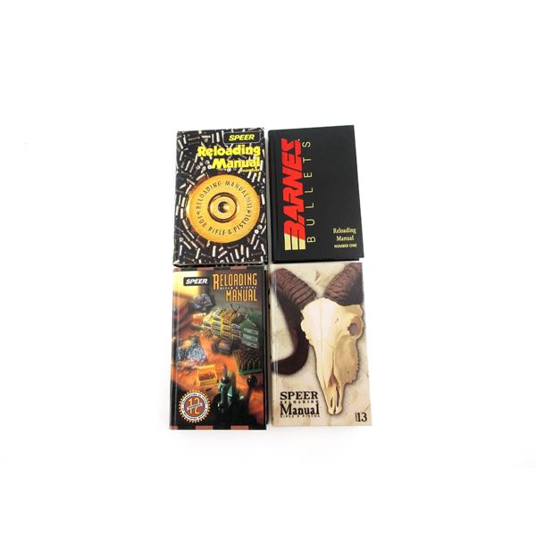 ASSORTED RELOADING MANUALS LOT