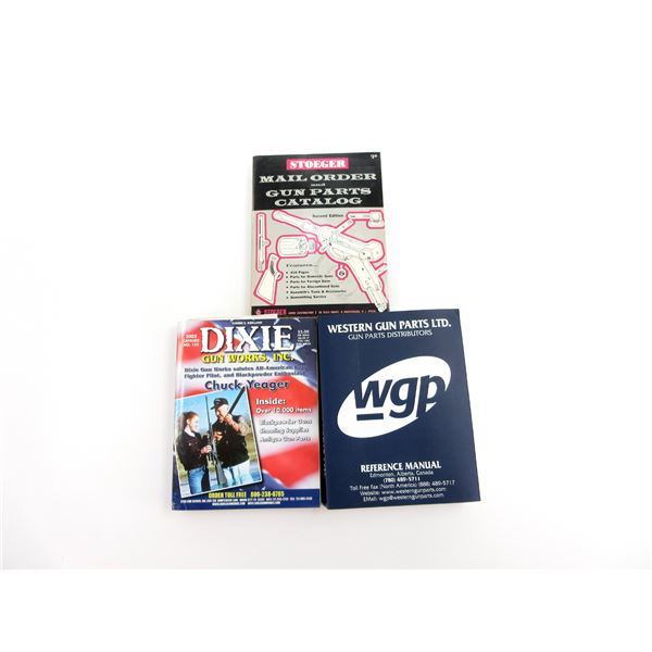 ASSORTED GUN PARTS CATALOGS LOT