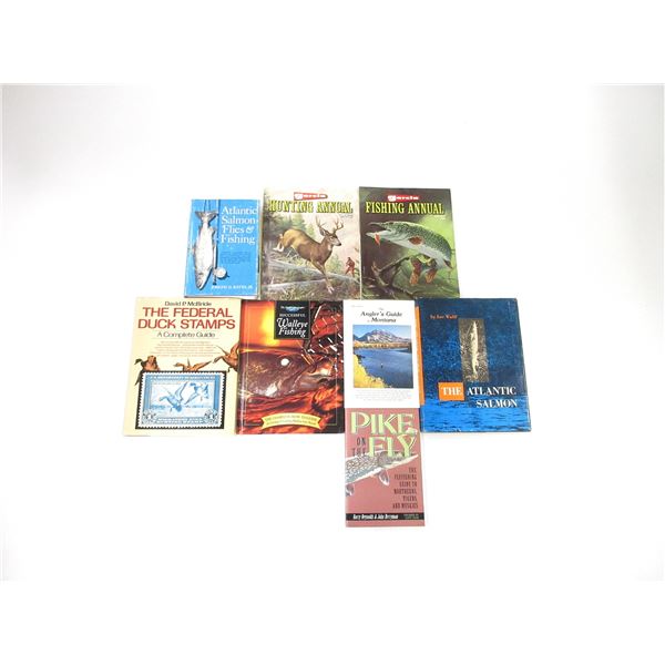 ASSORTED FISHING AND ETC. BOOKS LOT
