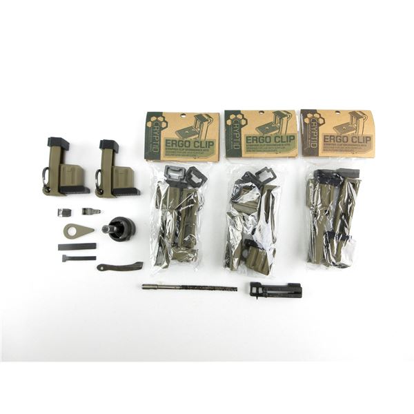 ASSORTED MILITARY GUN PARTS LOT