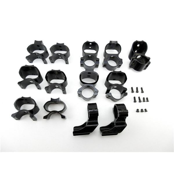 ASSORTED SEE-THRU SCOPE RINGS LOT