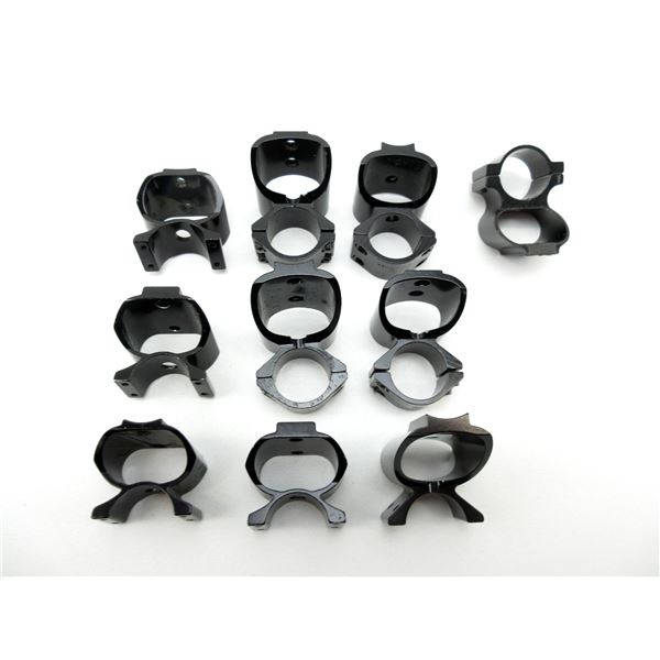 ASSORTED SEE-THRU SCOPE RINGS LOT