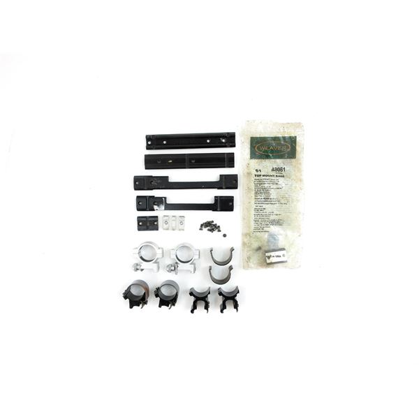 ASSORTED SCOPE RINGS AND BASES LOT