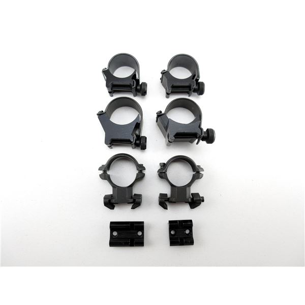 ASSORTED SCOPE RINGS AND BASES LOT