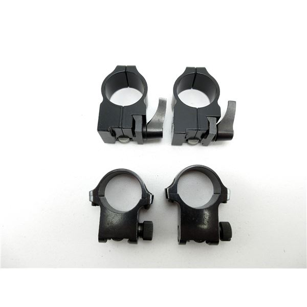 ASSORTED RUGER SCOPE RINGS LOT