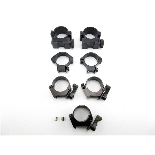 ASSORTED SCOPE RINGS LOT