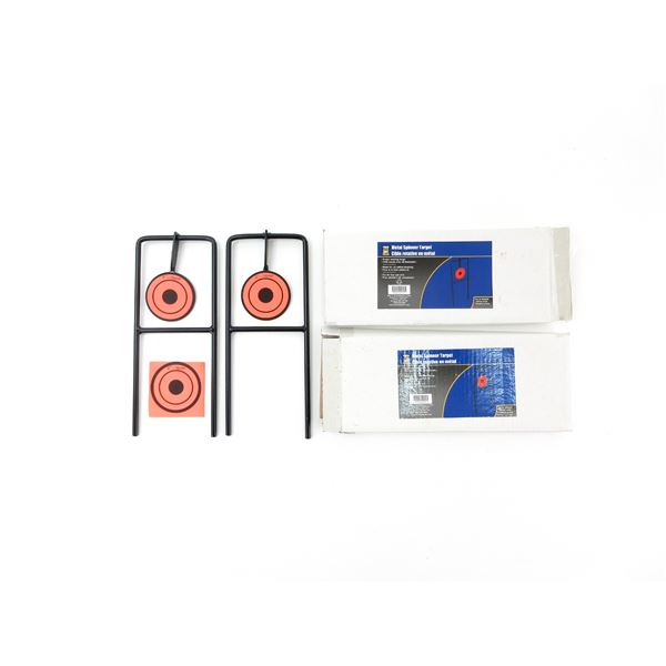POWER FIST METAL SPINNER TARGETS LOT