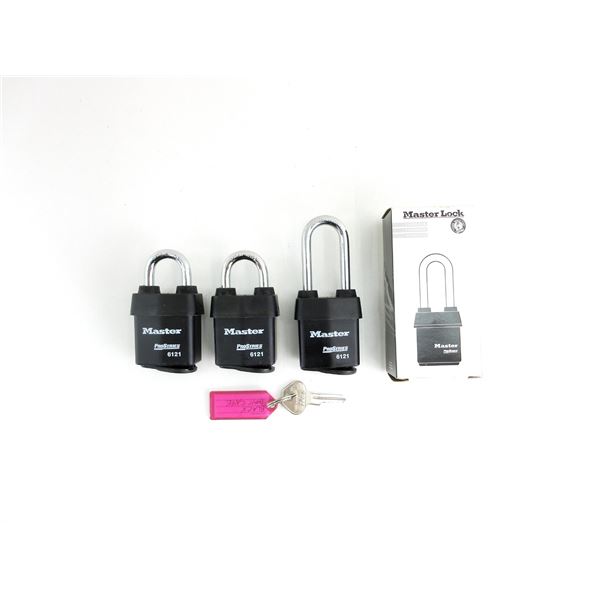 MASTER PRO SERIES KEYED PADLOCK LOT