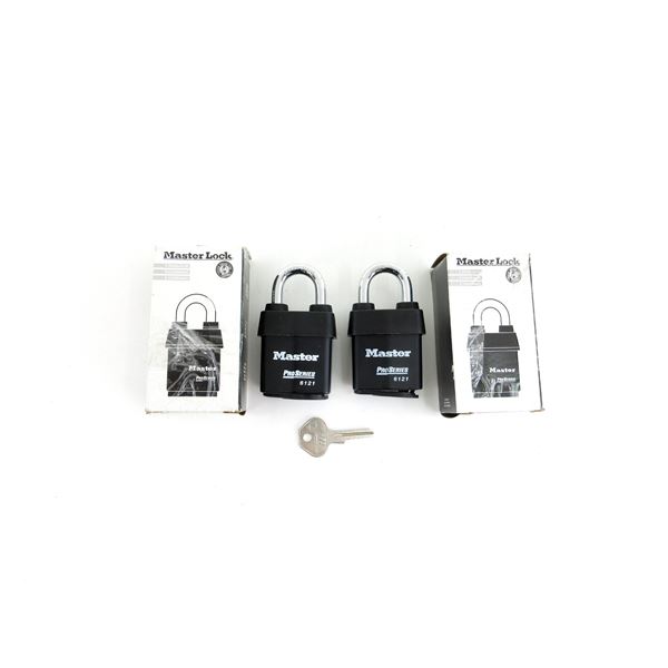 MASTER PRO SERIES KEYED PADLOCK LOT