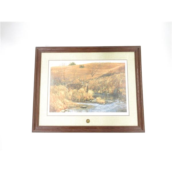 "CLAY BANK BEND" FRAMED PRINT