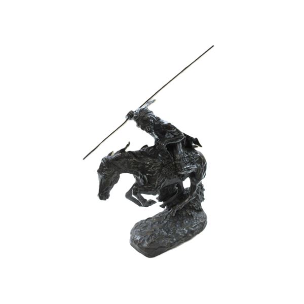 "CHEYENNE" CAST BRONZE STATUE