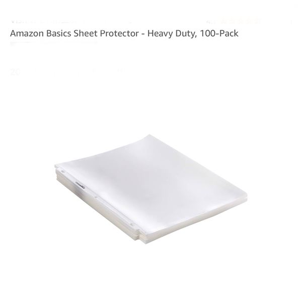Sheet Protectors