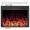 Image 1 : Electric fireplace insert with touch screen