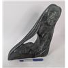 Image 1 : Large 14" Plus Canadian Aboriginal Soapstone Carving by Leo Arcand