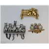Image 1 : AJC Cat Pins and Butler Bird Brooch