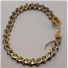 Image 6 : DBJ Gold Plated Tennis Bracelet