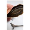 Image 3 : Glass & Brass Mini Perfume Pill Box & Knife Rests