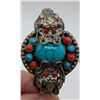 Image 3 : Silver Bracelets Turquoise from Napal