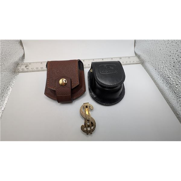 Pocket Watch Pouches & a Money Clip