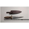 Image 1 : Damascus Hand Made Dagger Knife in Sheath