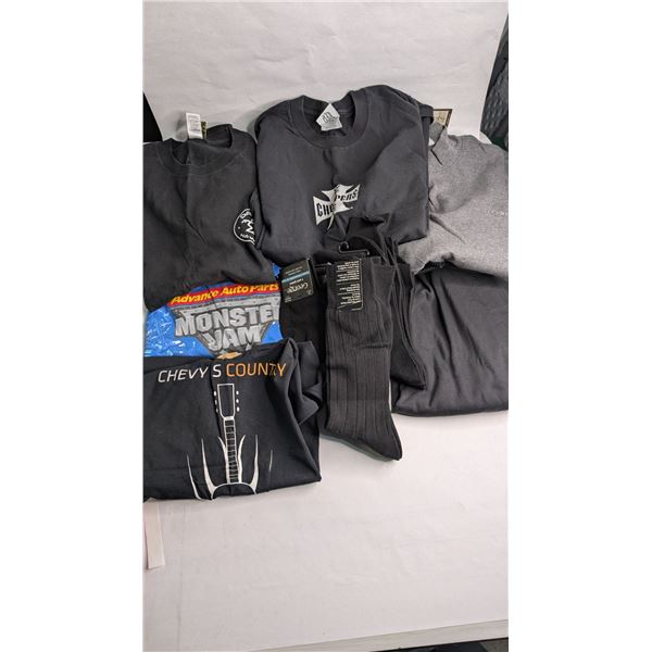 T-Shirts and Men's Dress Socks (NEW)