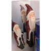 Image 2 : Santa Figurines Crystal Tree Ornaments (two missing) and Nut Cracker Tins