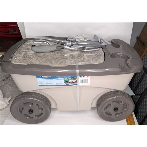 Garden Scooter & Tools Set NEW