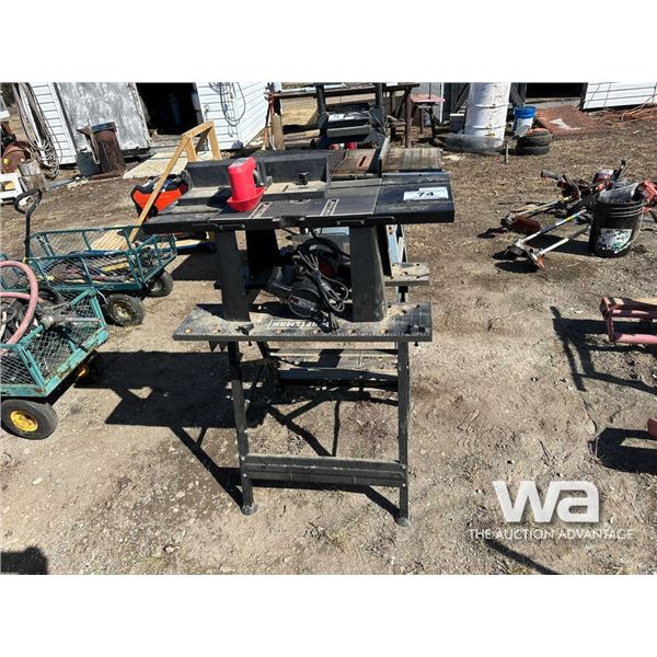 CRAFTSMAN JOINER, MASTERCRAFT TABLE, ROUTER
