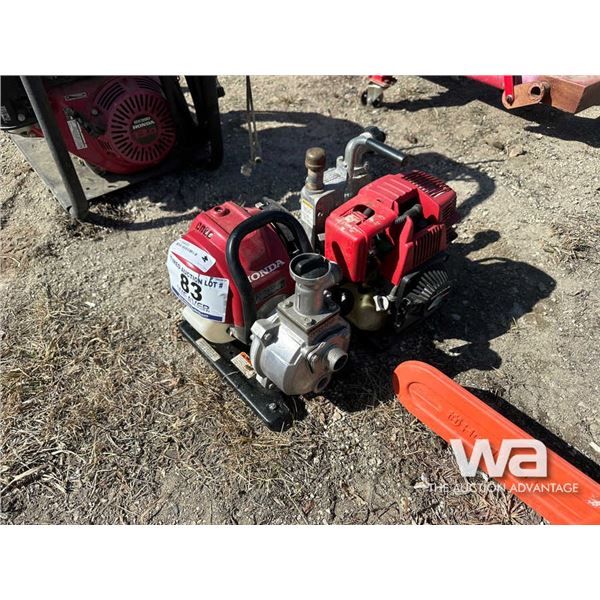 (2) HONDA 1 IN. WATER PUMPS