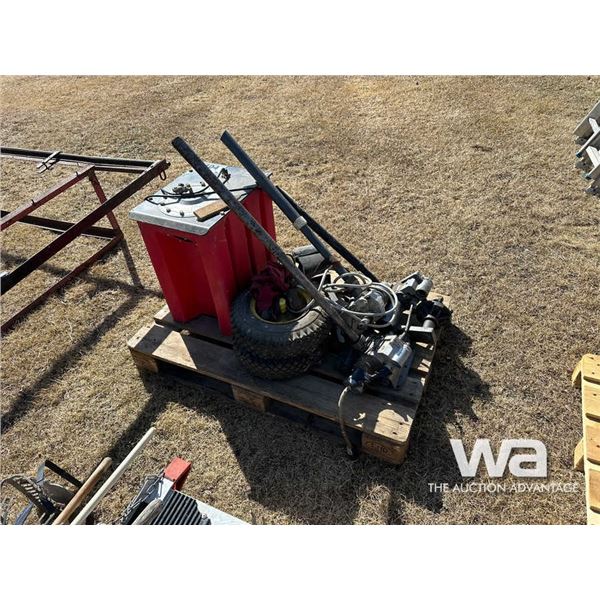DUGOUT AREATOR, FUEL PUMPS, (2) TIRES