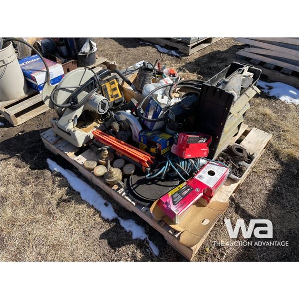 MAKITA CUTOFF SAW W/BLADES, SHOP TOOLS