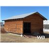 Image 4 : 16 X 22 FT. WOOD SHED ON SKIDS