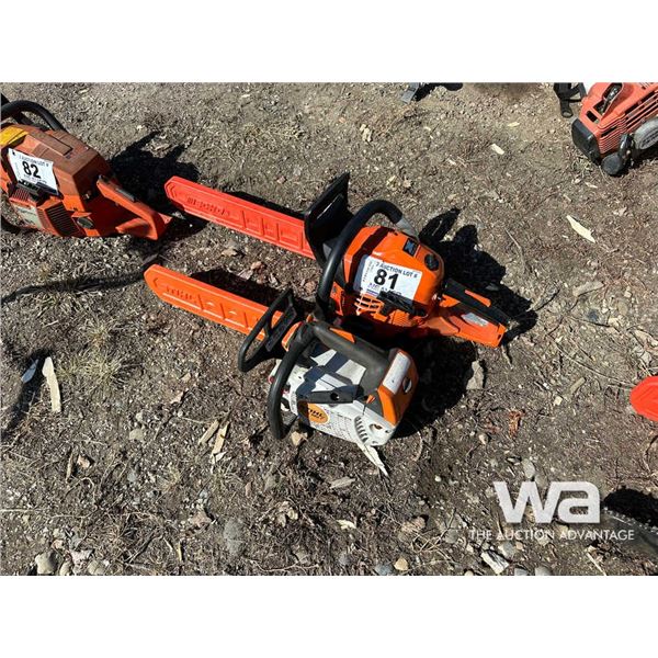 (1) STIHLS 192T CHAIN SAW, (1) ECHO CHAIN SAW
