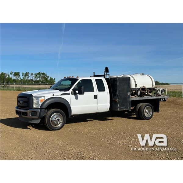 2012 FORD F550 XL EXT CAB FLATBED TRUCK