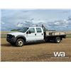 Image 1 : 2006 FORD F450 CREW CAB FLATBED TRUCK