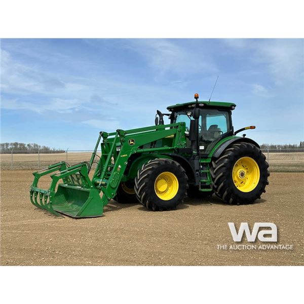 2016 JOHN DEERE 7290R MFWD TRACTOR