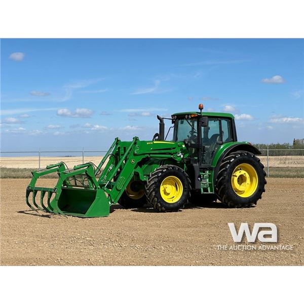2015 JOHN DEERE 6130M MFWD TRACTOR