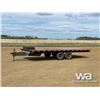 Image 1 : CUSTOM 8 FT. X 18 FT. T/A  FLAT DECK  TRAILER