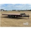 Image 2 : CUSTOM 8 FT. X 18 FT. T/A  FLAT DECK  TRAILER