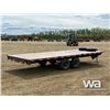 Image 3 : CUSTOM 8 FT. X 18 FT. T/A  FLAT DECK  TRAILER