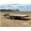 Image 4 : CUSTOM 8 FT. X 18 FT. T/A  FLAT DECK  TRAILER
