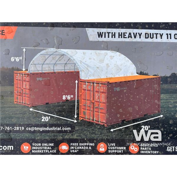 TMG 20 X 20 FT. STORAGE CONTAINER SHELTER