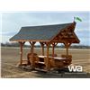 Image 2 : LUXURY LOG 18 X 12 FT. DINING GAZEBO