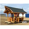 Image 3 : LUXURY LOG 18 X 12 FT. DINING GAZEBO
