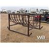 Image 1 : CUSTOM BUILT ROUND BALE FEEDER ON SKIDS